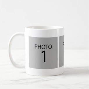 Mug Créez votre propre collection photo de 3 Carrés