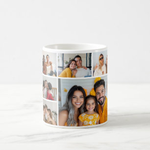Mug Créez votre propre collection photo de 6 personnes