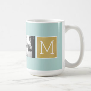 Mug Créez votre propre collection photo Mariage Monogr