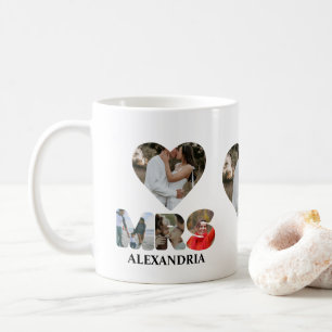 Mug Créez votre propre couple Mr et Mrs photo Matching