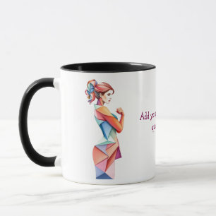 Mug Créez votre propre devis de la journée des femmes 