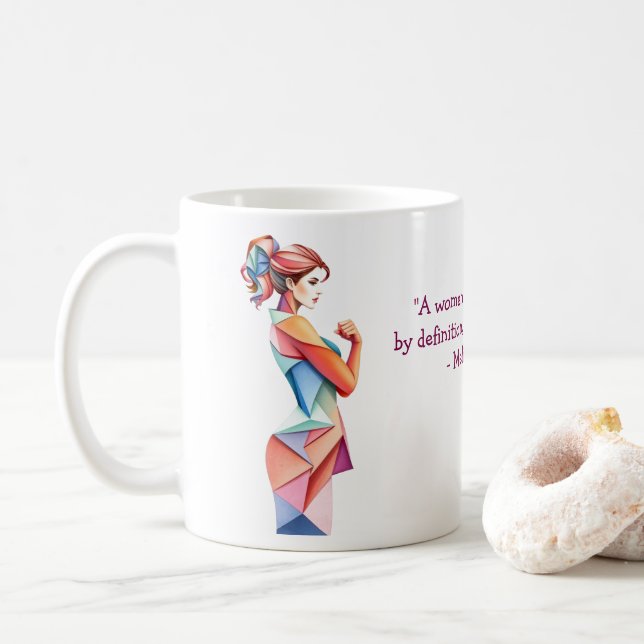Mug Créez votre propre devis de la journée des femmes  (Avec donut)