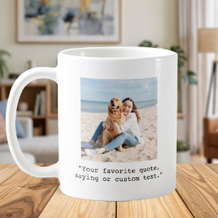 Mug Créez votre propre devis personnalisé photo