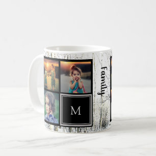 Mug Créez votre propre famille photo collage arbres d'