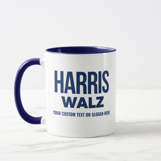 Mug Créez votre propre Harris Walz 2024 (Gauche)