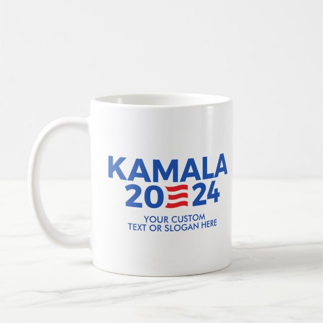 Mug Créez Votre Propre Kamala Harris 2024 Sti Rectangu (Gauche)