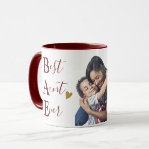 Mug Créez votre propre meilleure tante Jamais Photo Ma