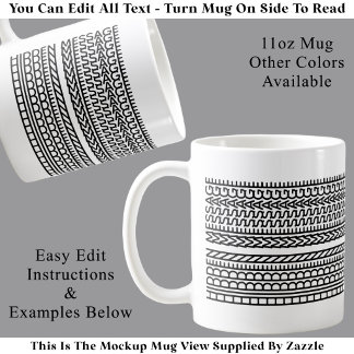 Mug Créez Votre Propre Message Caché Court Personnalis