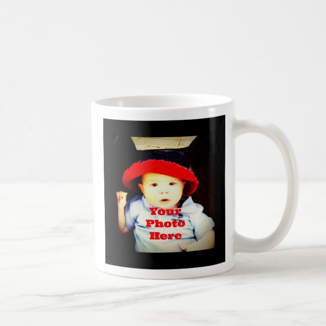 Mug Créez votre propre modèle de cadeaux de photo (Droite)