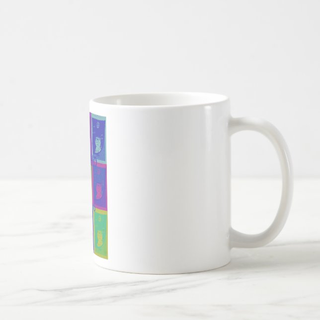 Mug Créez votre propre Père Noël HoHoho Pop Art spécia (Droite)
