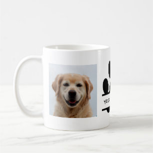 Mug Créez votre propre photo de chien Empreinte de pat