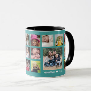Mug Créez votre propre photo de famille 18 Collage de
