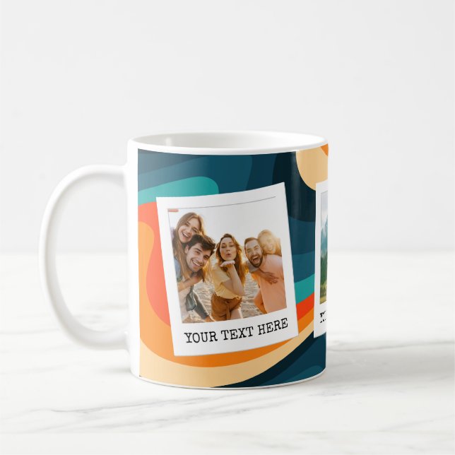 Mug Créez Votre Propre Photo Rétro 3 (Gauche)