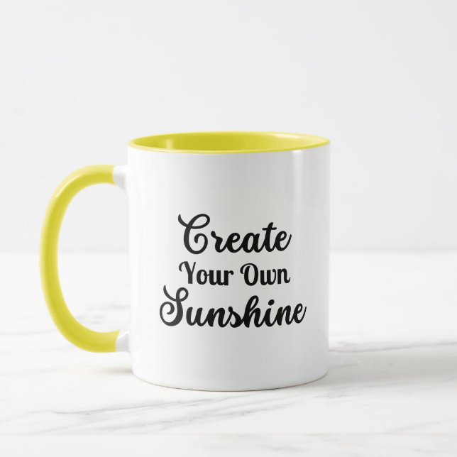 Mug Créez votre propre soleil (Gauche)