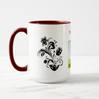 Mug Créez votre propre texte de modèle personnalisé
