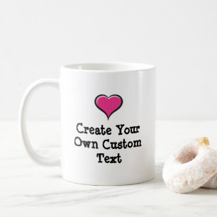 Mug Créez votre propre texte personnalisé avec un co
