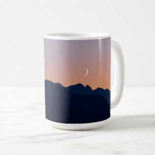 Mug Crescent Moon & Vénus   Seabeck, Washington