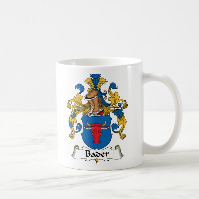 Mug Crête de famille de Bader (Droite)