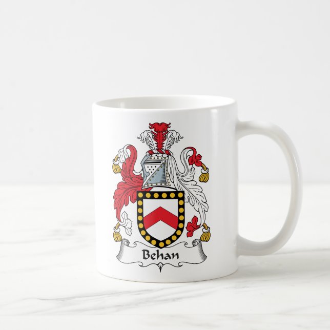 Mug Crête de famille de Behan (Droite)