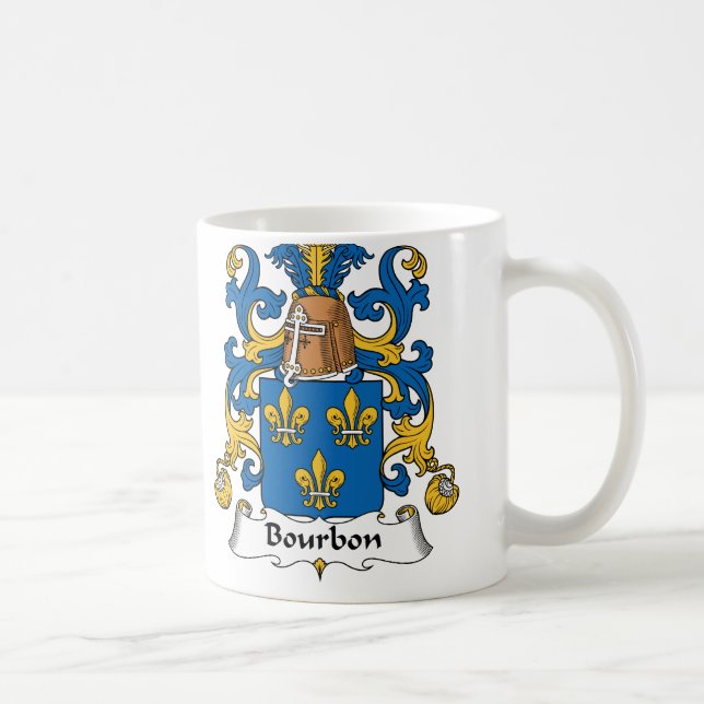 Mug Crête de famille de Bourbon (Droite)