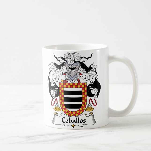 Mug Crête de famille de Ceballos (Droite)