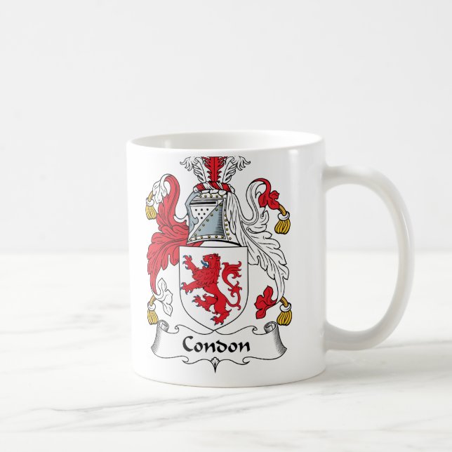 Mug Crête de famille de Condon (Droite)