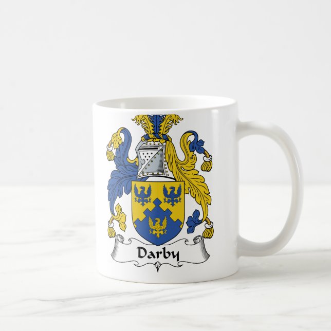 Mug Crête de famille de Darby (Droite)