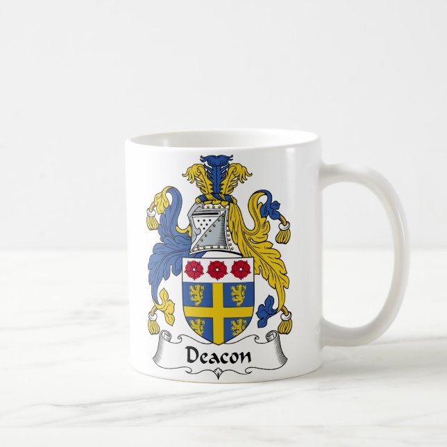 Mug Crête de famille de diacre (Droite)