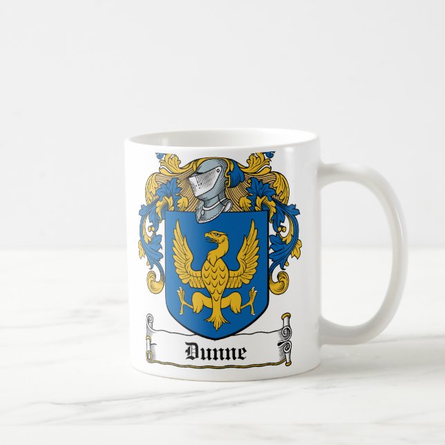 Mug Crête de famille de Dunne (Droite)