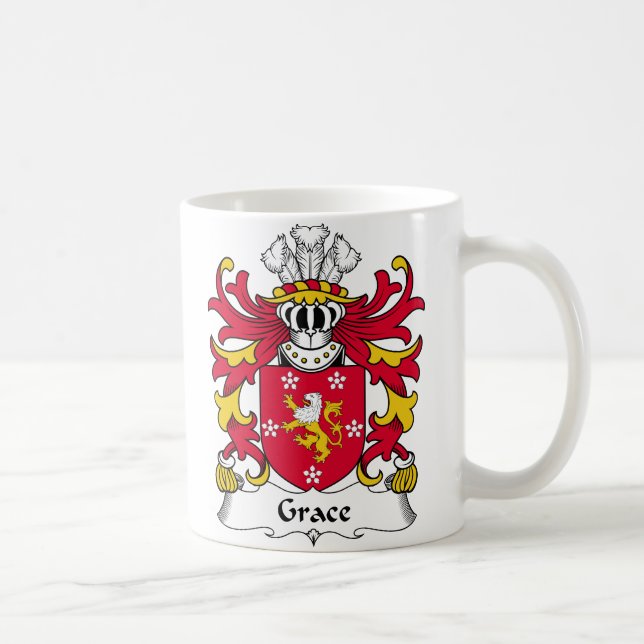 Mug Crête de famille de grâce (Droite)