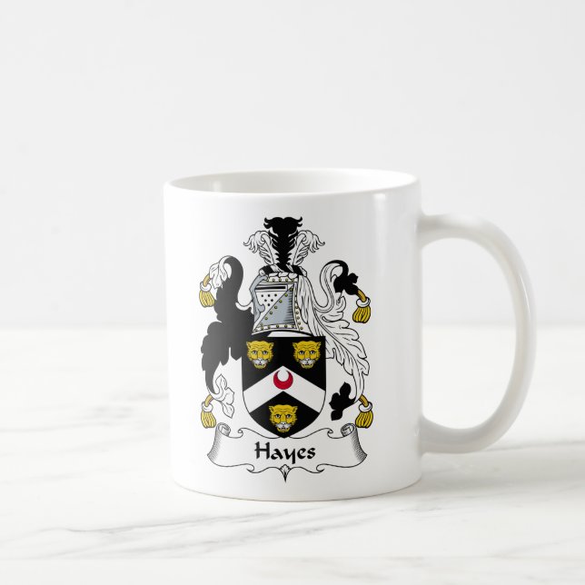 Mug Crête de famille de Hayes (Droite)