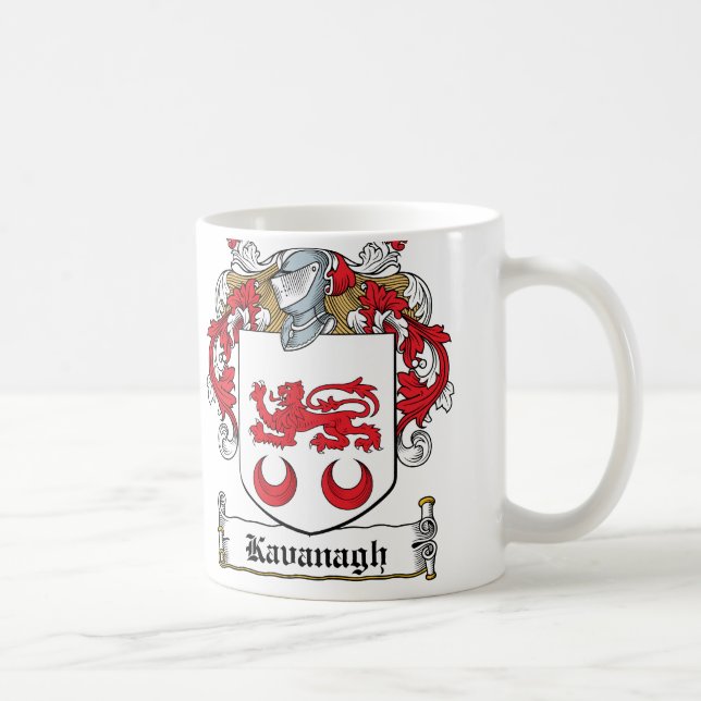 Mug Crête de famille de Kavanaugh (Droite)