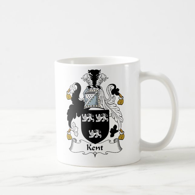 Mug Crête de famille de Kent (Droite)