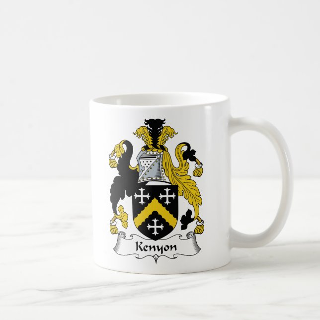 Mug Crête de famille de Kenyon (Droite)
