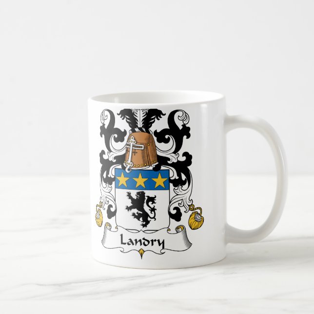 Mug Crête de famille de Landry (Droite)