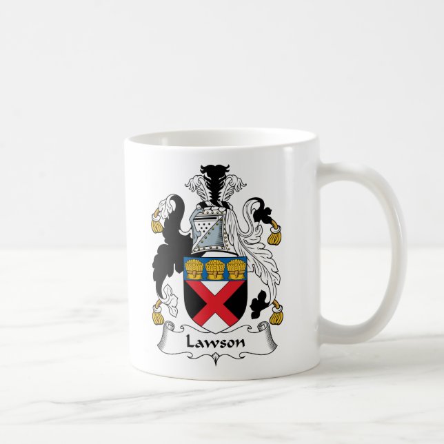 Mug Crête de famille de Lawson (Droite)