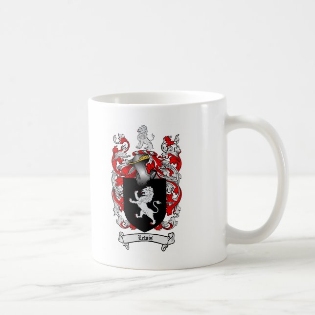 Mug Crête de famille de Lewis - manteau de Lewis des (Droite)