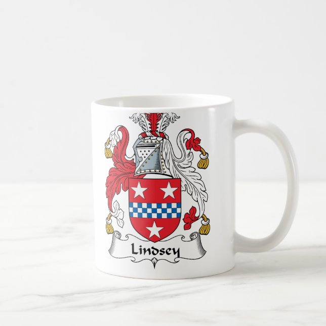Mug Crête de famille de Lindsey (Droite)