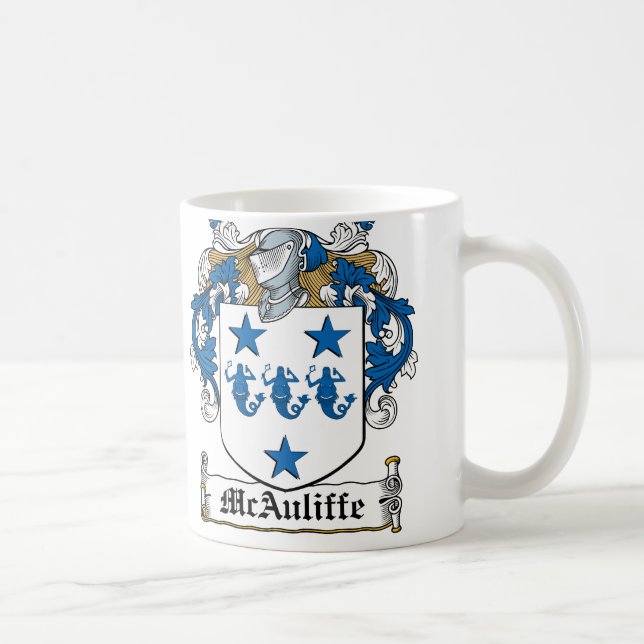 Mug Crête de famille de McAuliffe (Droite)
