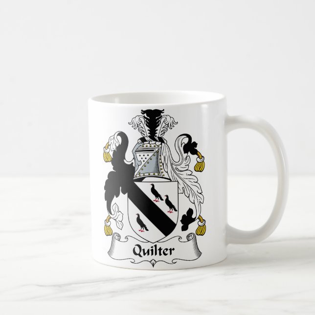 Mug Crête de famille de Quilter (Droite)