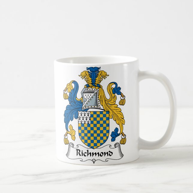 Mug Crête de famille de Richmond (Droite)