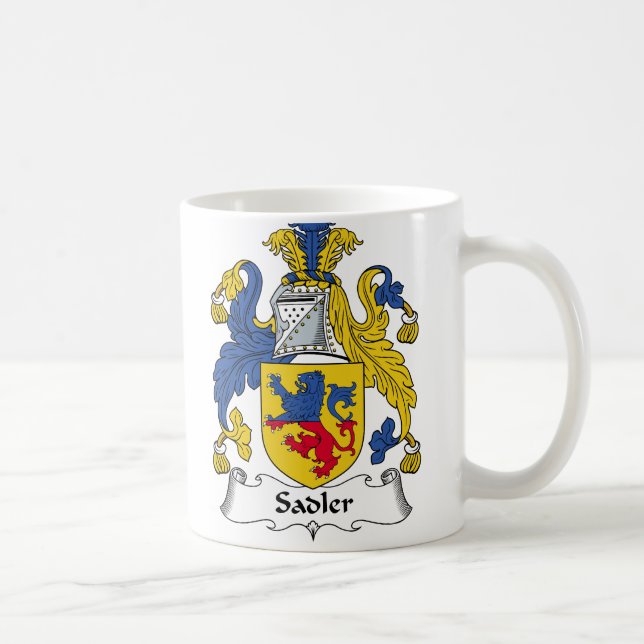 Mug Crête de famille de Sadler (Droite)