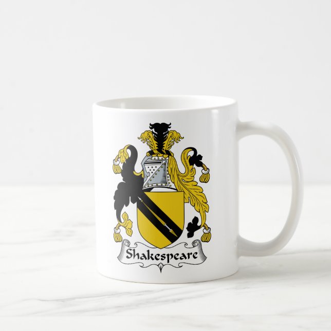 Mug Crête de famille de Shakespeare (Droite)