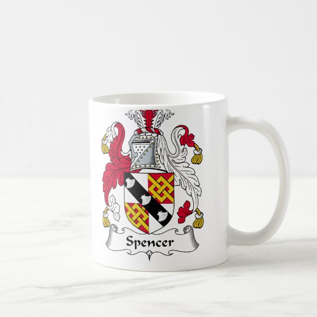 Mug Crête de famille de Spencer (Droite)