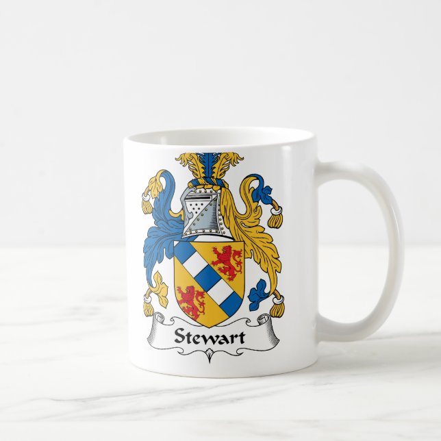 Mug Crête de famille de Stewart (Droite)