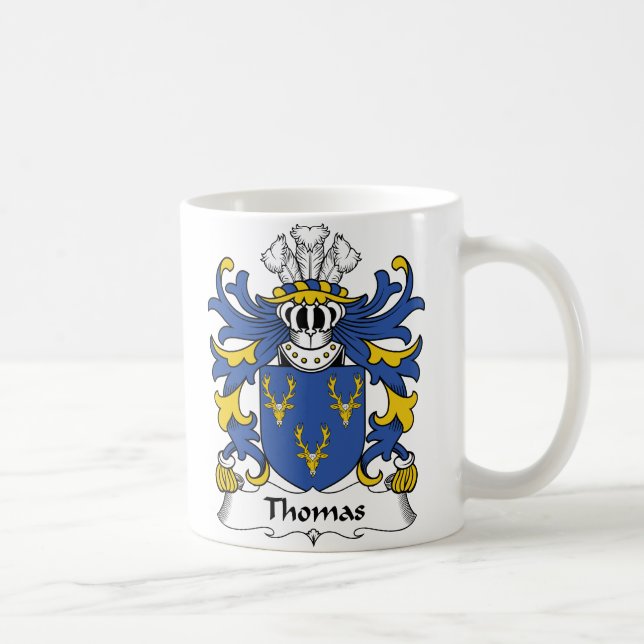 Mug Crête de famille de Thomas (Droite)