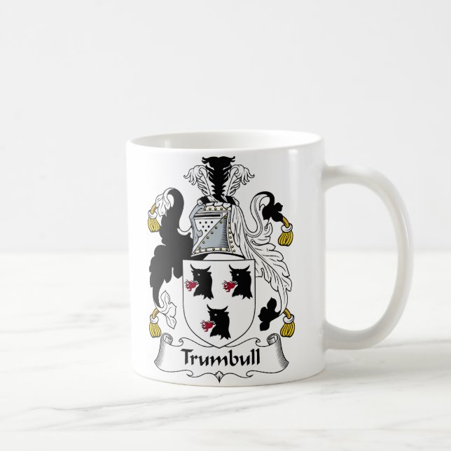 Mug Crête de famille de Trumbull (Droite)