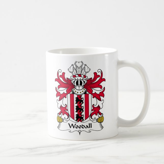 Mug Crête de famille de Woodall (Droite)