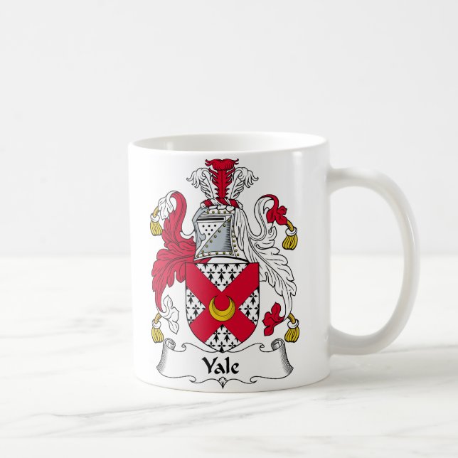 Mug Crête de famille de Yale (Droite)