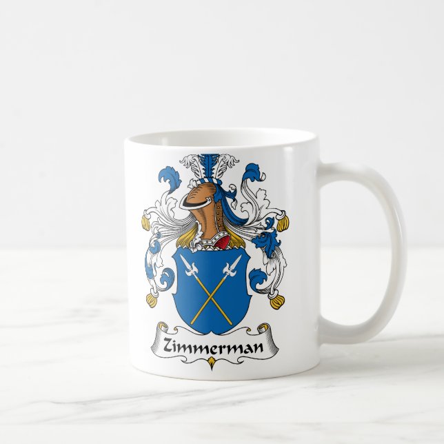 Mug Crête de famille de Zimmerman (Droite)